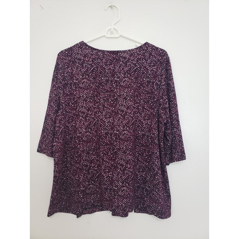 (O5) Y2K J. Jill Wearever Collection Womens Top Size L Petite Pullover Fairy - Picture 4 of 6